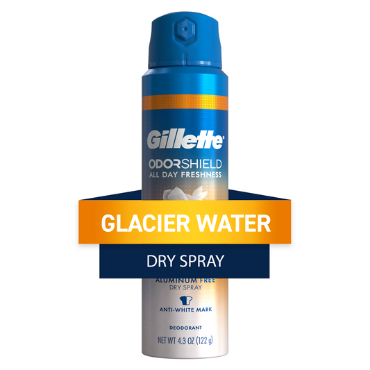 Gillette Deodorant Spray - Glacier Water - 4.3 Oz