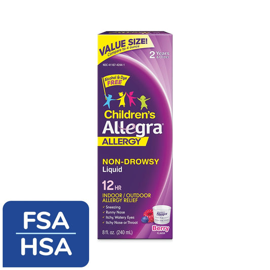 Allegra - Childrens Liquid - Berry - 8 Floz