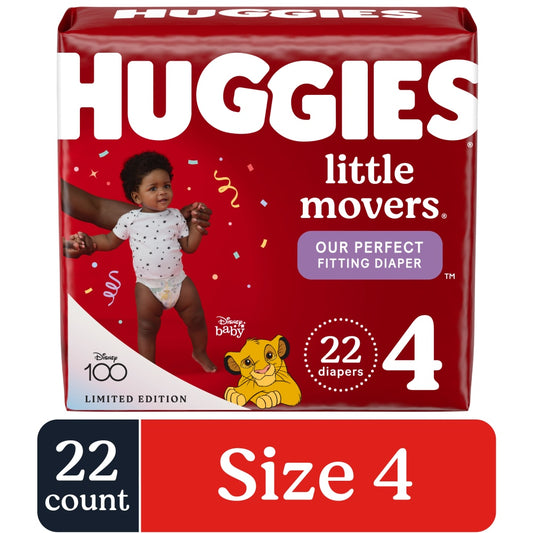 Huggies Diapers - Little Movers - Size 4 - 22 Ct