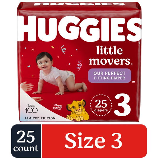 Huggies Diapers - Little Movers - Size 3 - 25 Ct