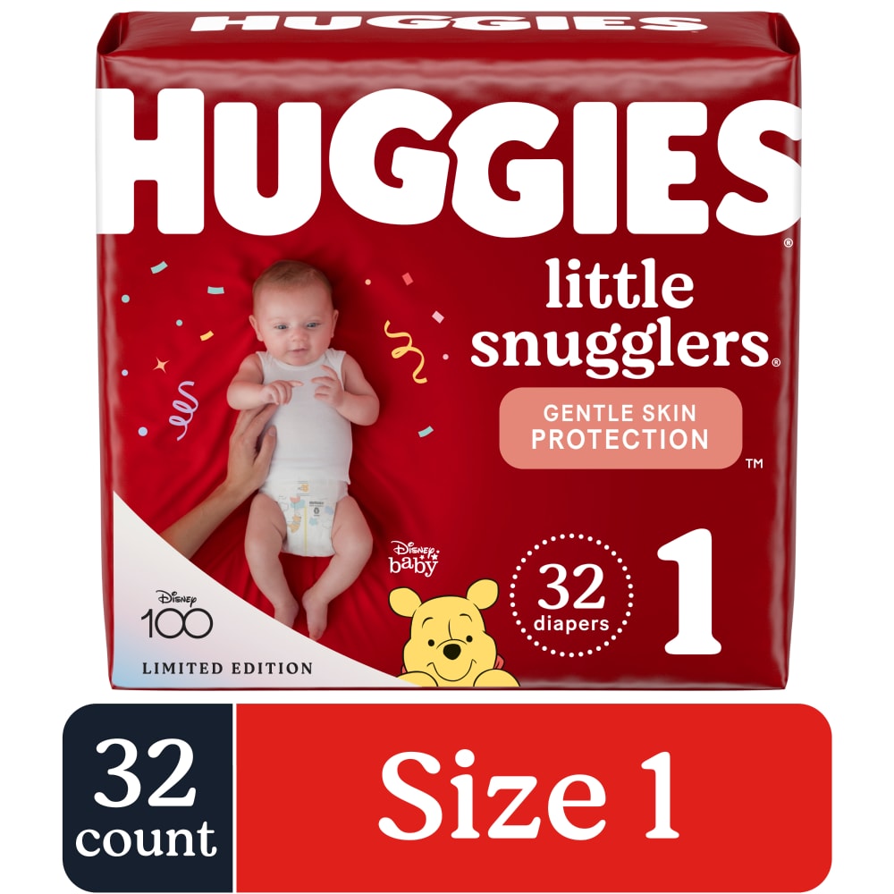 Huggies Diapers - Little Snugglers - Size 1 - 32 Ct