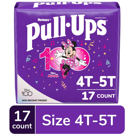 Huggies Diapers - Pull Ups Girls - Size 4T-5T - 17Ct