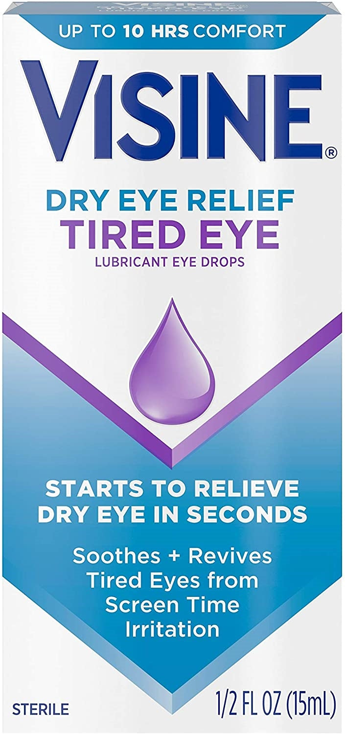Visine - Eye Drops - Tired Eye Rilef - 1/2 Oz