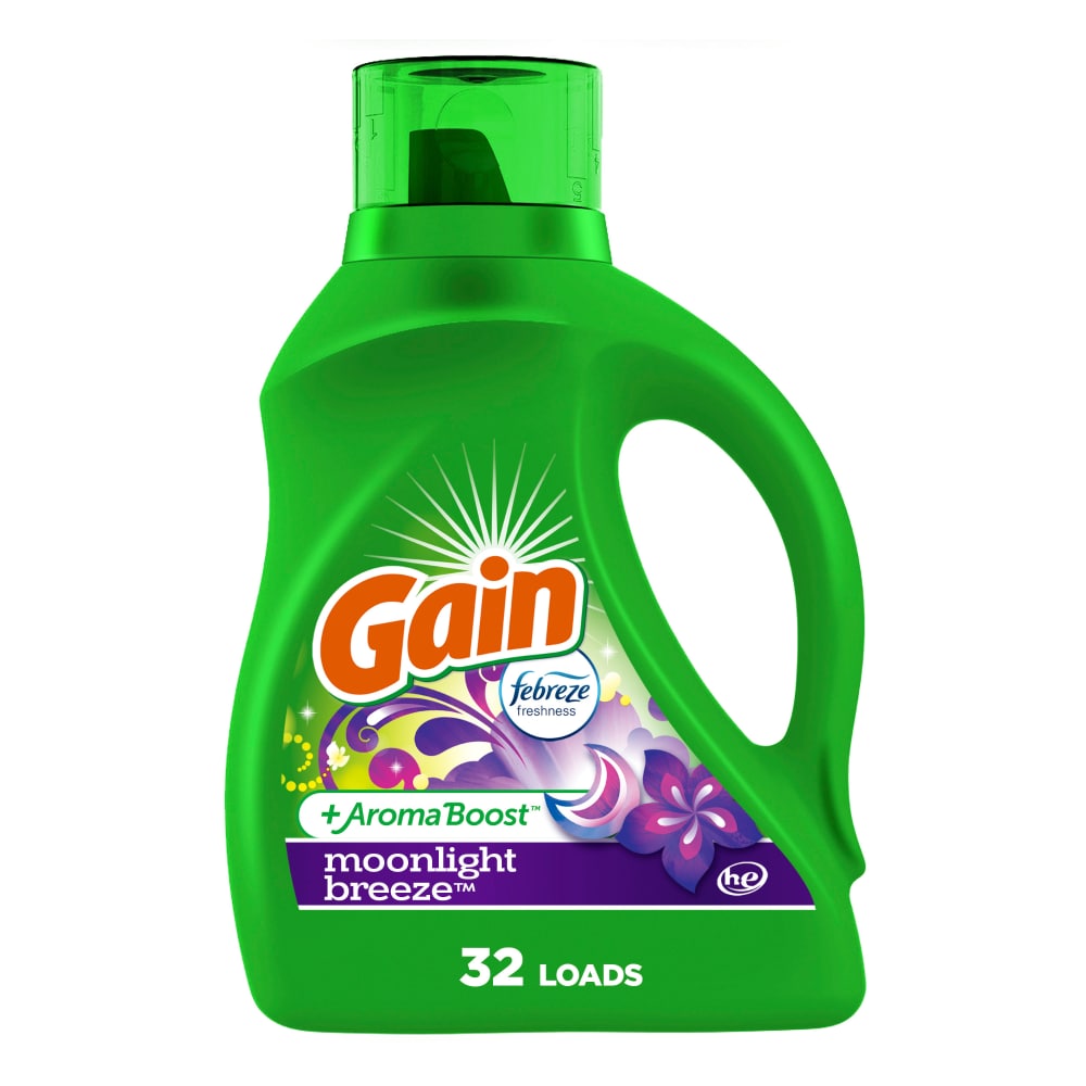 Gain Liquid Detergent - Moonlight Breeze - 46 Floz