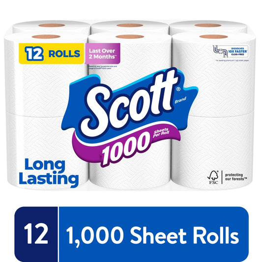 Scott - Septic Safe (12 Roll/1000 Sheets Per Roll)
