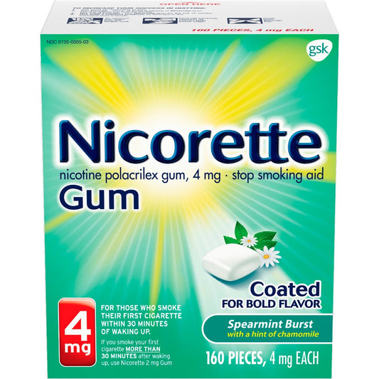 Nicorette - Spearmint 4 Mg 160 Ct