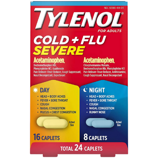 Tylenol - Cold + Flu Day& Night 24 Caplets