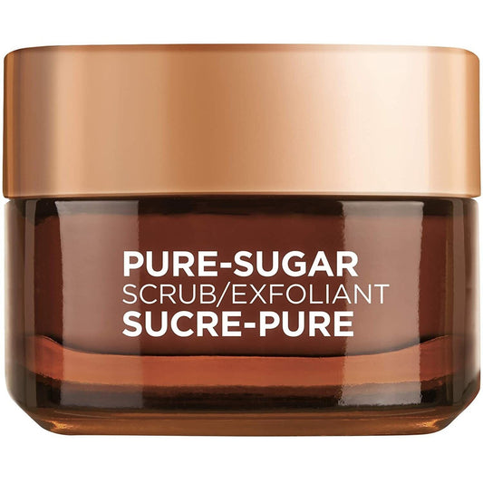 Loreal Skin Care - Pure Sugar Face Scrub - Exfoilate & Energize - 1.7 Floz