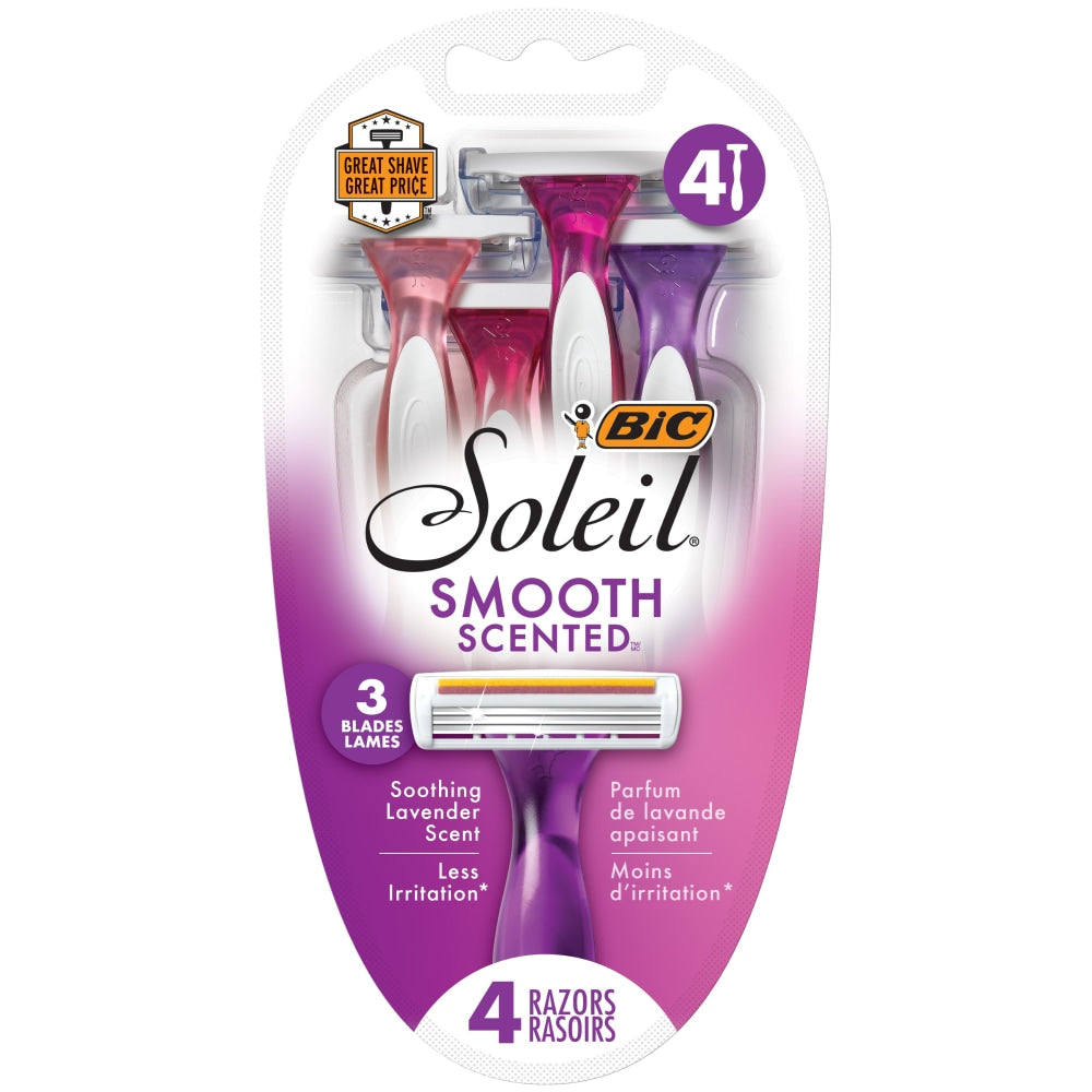 Bic Disposable Razors - Soilel Scented3 - 4 Razors