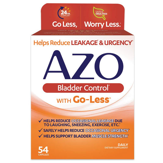 Azo - Capsules - Bladder Control W/ Go-Less - 54 Ct