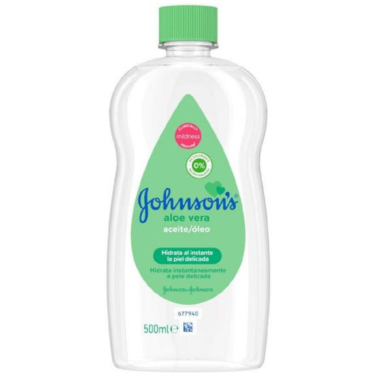 Johnson&Johnsons Baby Oil - Aloe Vera - 500 Ml