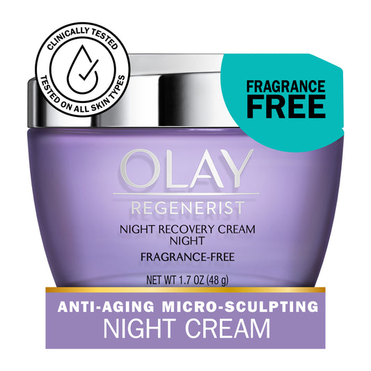 Olay - Regenerist Night Recovery Cream Fragrance Free 1.7 Fl Oz