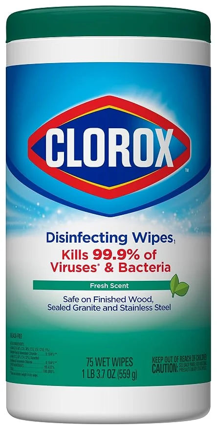 Clorox Disinfectant Wipes - Fresh Scent - 75 Ct