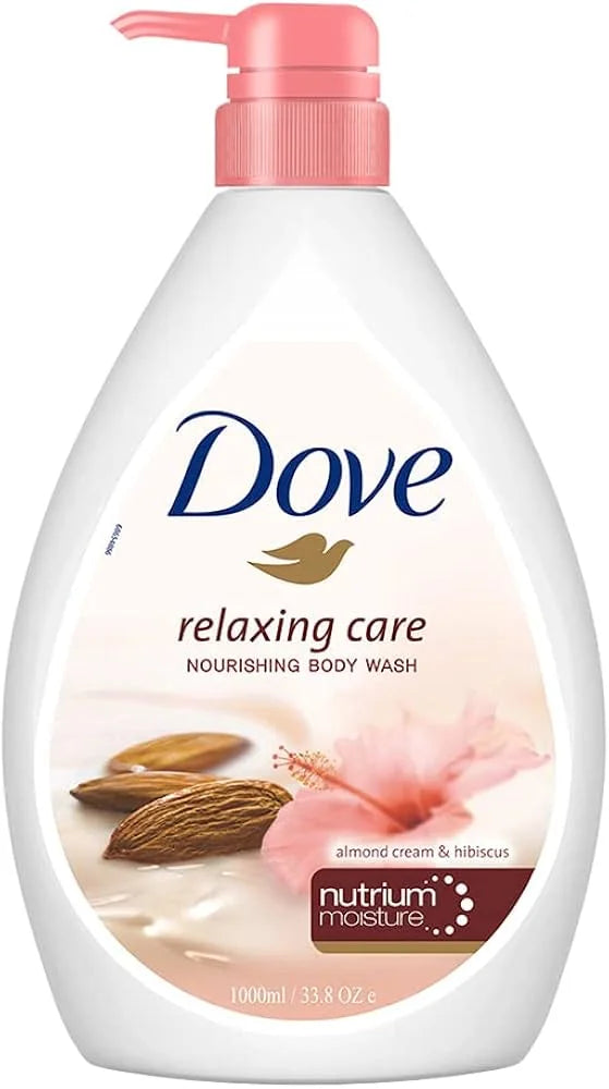 Dove Body Wash - Almond Cream \u0026 Hibiscus - 1L