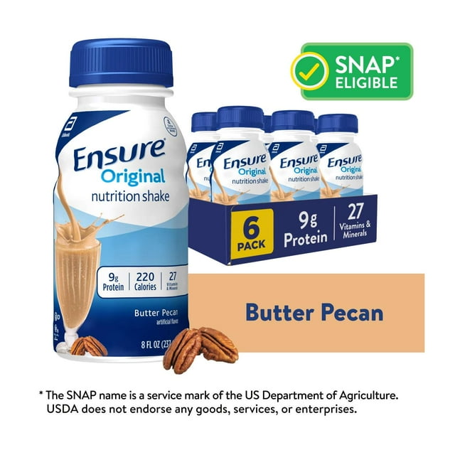 Ensure - Butter Pecan - 6 Pack - 8Oz
