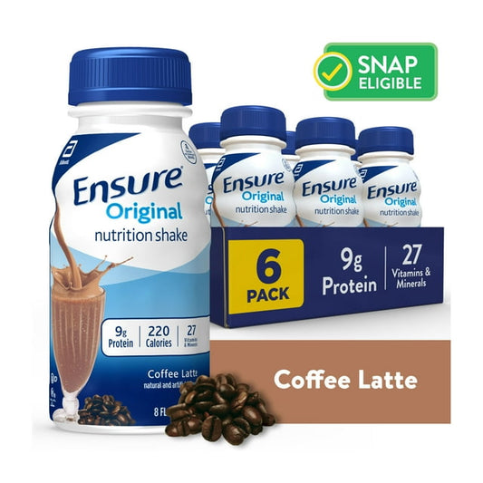 Ensure - Coffee Latte - 6 Pack - 8 Oz