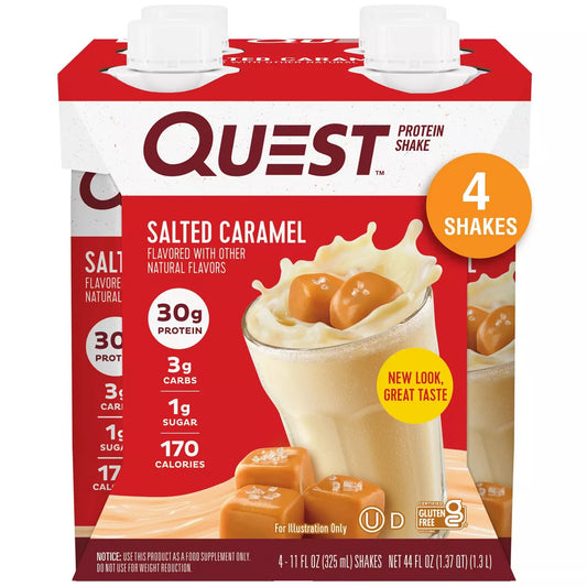 Quest - ReadyToDrink Shake - Salted Caramel - 3/4ct