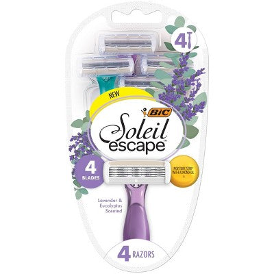 Bic Disposable Razors - Soleil Escape4 - 4 Ct