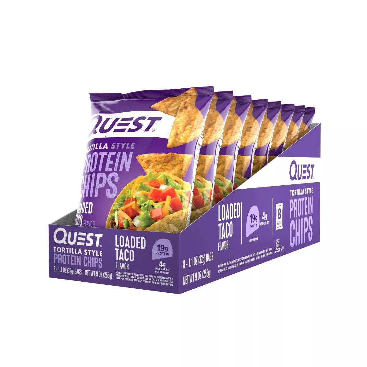 Quest - Protein Chips - Tortilla - Loaded Taco - 1/8ct