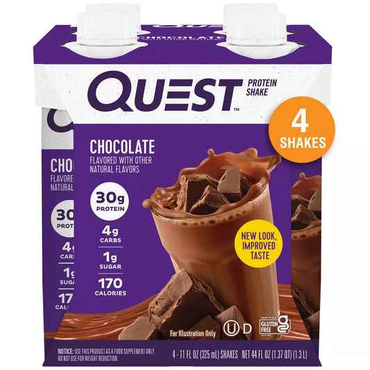 Quest - RTD - Chocolate - 4ct 11 Fl oz