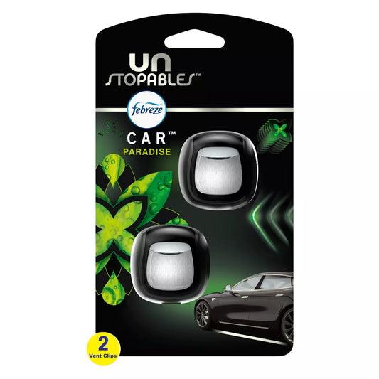 Febreze - Car Freshener - Vent Clip - Unstopabbles Paradise - 2 pk