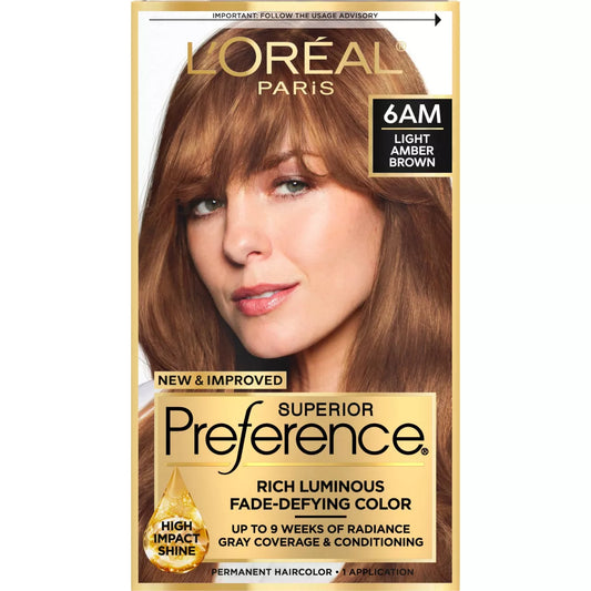 Loreal Hair Color - Preference Core - Light Amber Brown