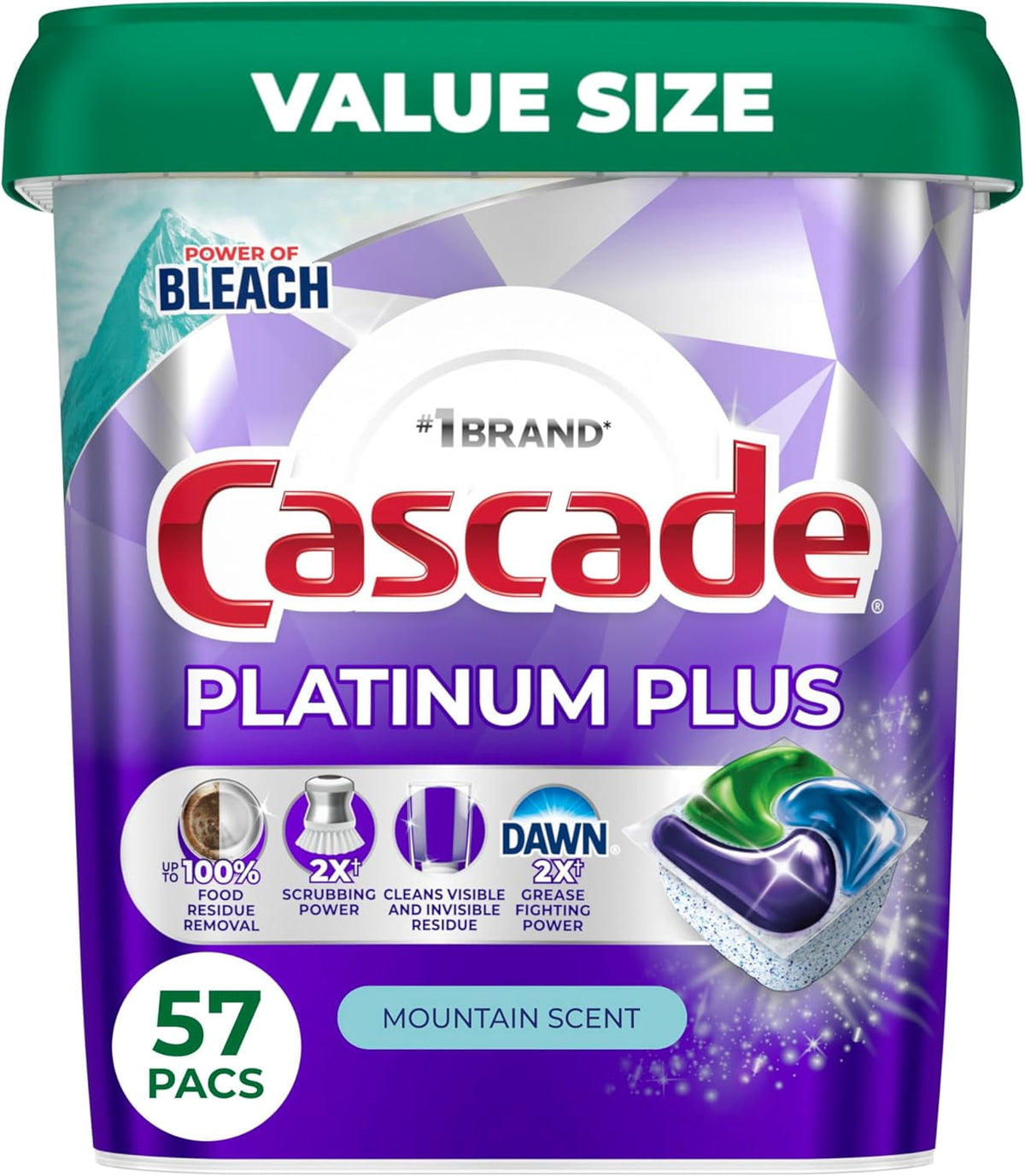 Cascade Pods - Platinum Plus Dishwasher Lemon Scent - 11 Ct