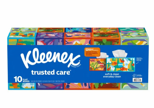 Kleenex Facial Tissue 230 Sheets - 10 Count