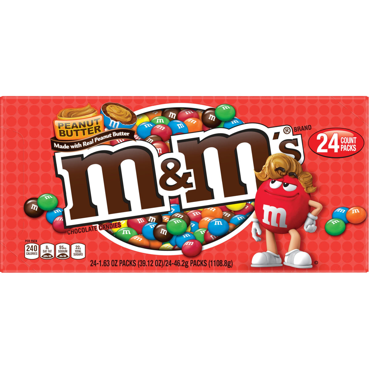 M&M's Peanut Butter 24 Count