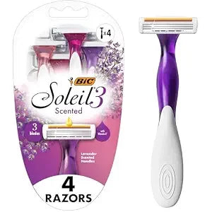 Bic Disposable Razors - Soilel Scented3 - 4 Ct