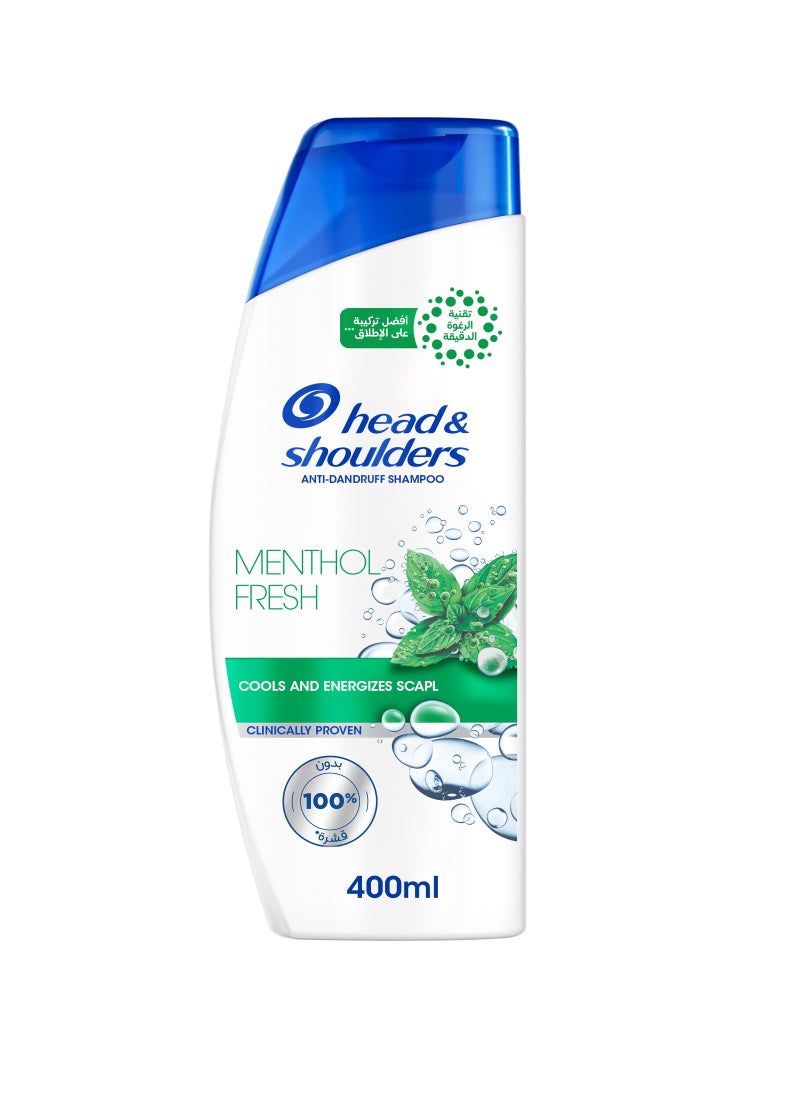Head & Shoulders Shampoo - Menthol Fresh - 400 Ml