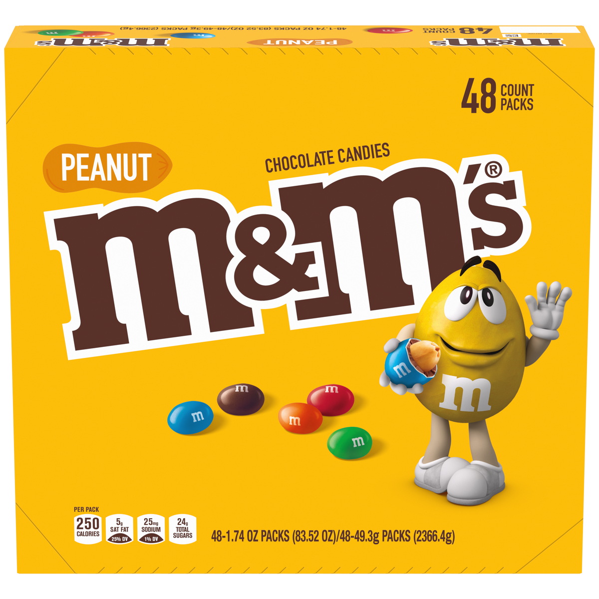 M&M's Peanut 48 Count