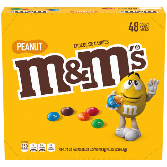 M&M's Peanut 48 Count
