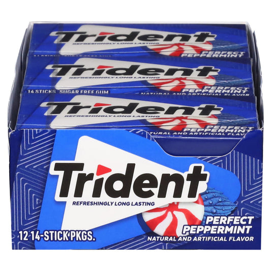 Trident Gum Peppermint 12 Count