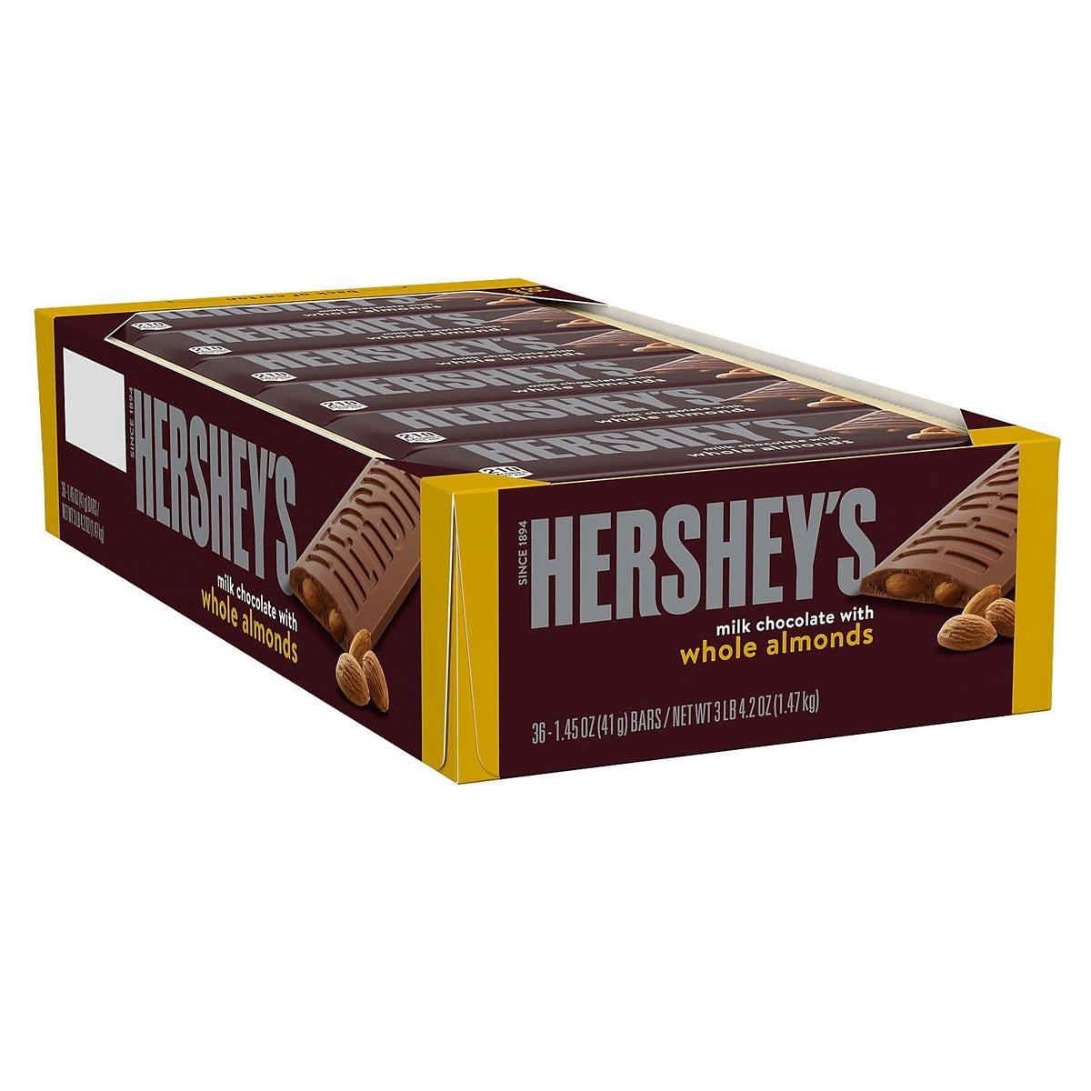 Hershey's Milk Chocolate with Almonds 36 Count