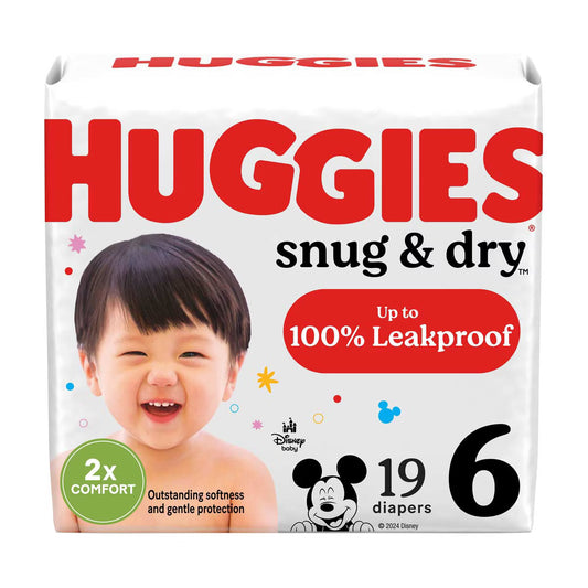 Huggies Snug & Dry - Size 6 - 19 Count