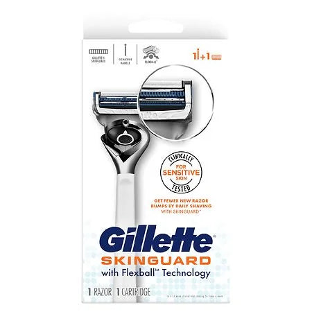 Gillette Razor Set - Skinguard Flexball - 1 Handle & 1 Cartridge