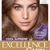 Loreal Hair Color - Excellence Purple - Ultra Ash Light Brown 6.11