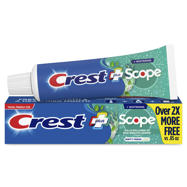 Crest Toothpaste - Whitening Plus Scope Long Lasting Mint - 2.7 Oz