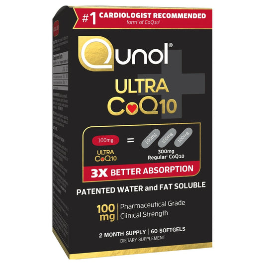 Qunol - Ultra CoQ10 - 3X 100mg - 60 SG