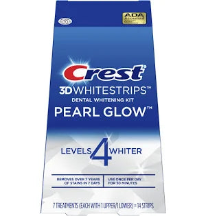 Crest Whitestrips - Pearl Glow Teeth Whitening Kit - 14 Strips (28strips)   DISCONTINUE