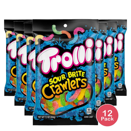 Trolli Sour Brite Crawlers 5 oz 12 Pack